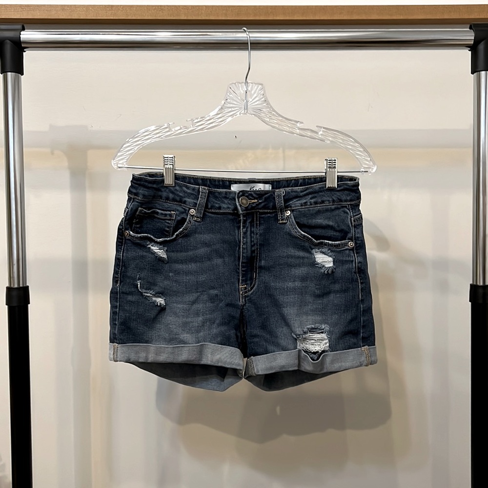 KanCan Distressed Shorts